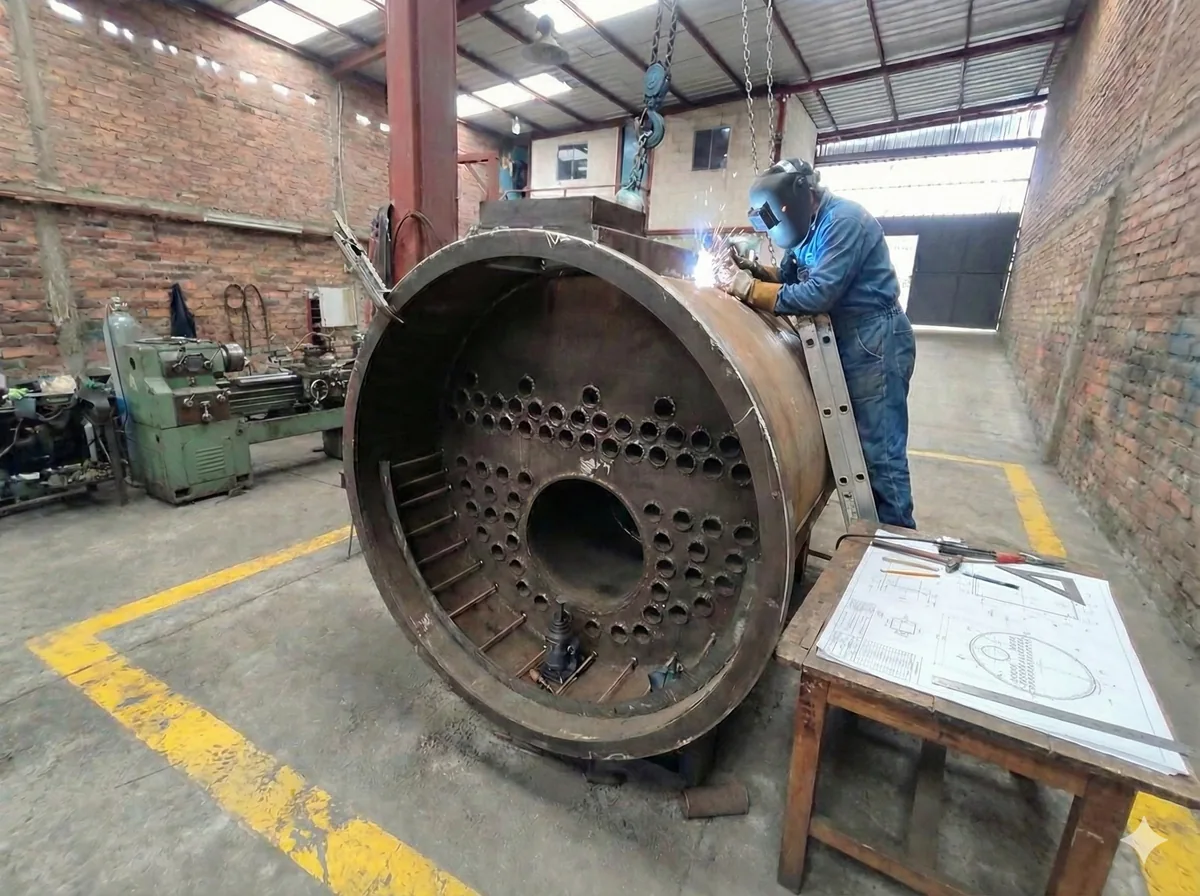 Fabricación e instalación de calderas industriales CODEMIJ en Ecuador