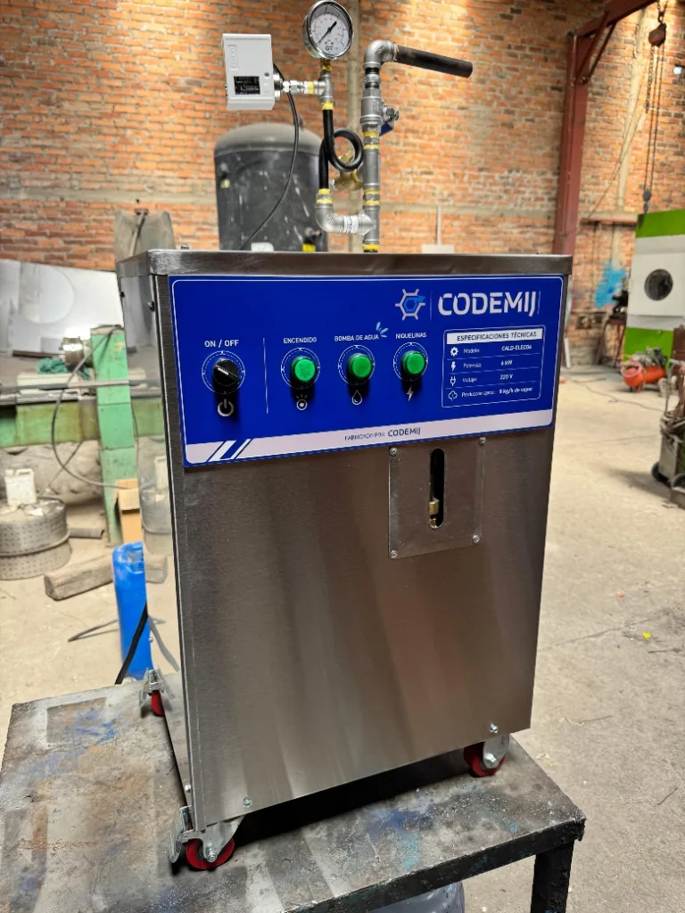 Calderas industriales de vapor CODEMIJ fabricadas en Ecuador