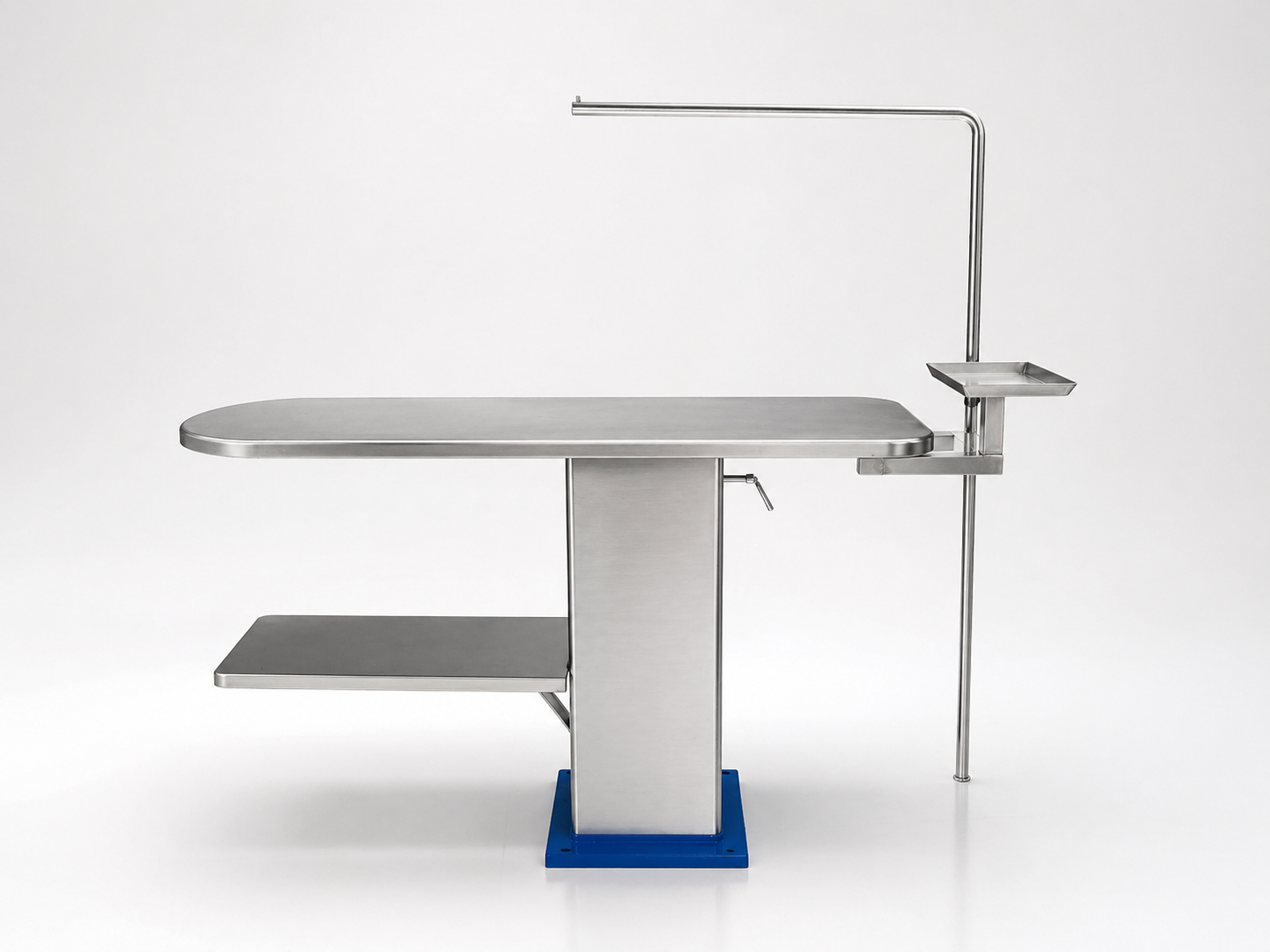 MESA DE PLANCHADO INDUSTRIAL EN ACERO INOX. fabricada por CODEMIJ en Ecuador